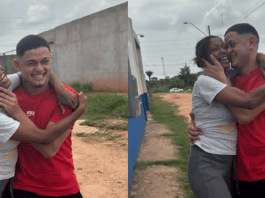 Jovem comove a web ao mostrar seu apoio para resgatar mãe da dependência química Willian e sua mãe. Crédito: Reprodução Instagram/@willian_ofc_00