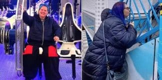 Mulher que já se “divorciou” de dois brinquedos de parque de diversões “se casa” com montanha russa