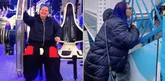 Mulher que já se “divorciou” de dois brinquedos de parque de diversões “se casa” com montanha russa
