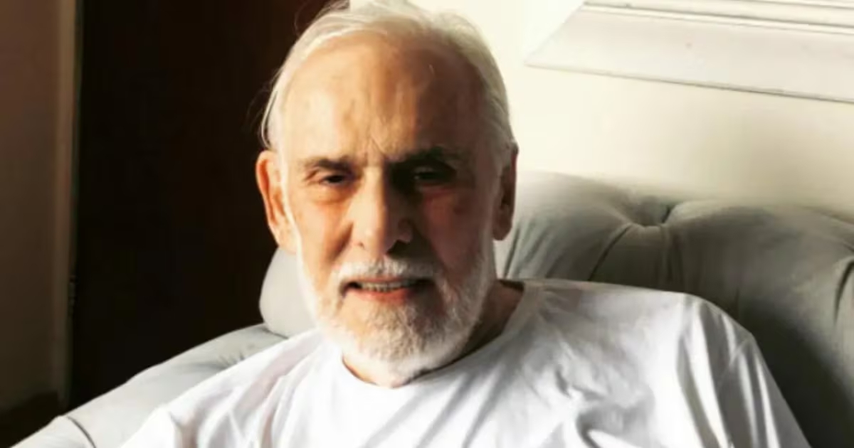 Francisco Cuoco, aos 91 anos e com 130 kg, enfrenta problemas de saúde