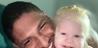 Pai negro tem filha albina e revela comentários absurdos que já ouviu